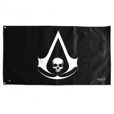 Steag Assassins Creed Iv 4 Black Flag Skull 120X90cm foto