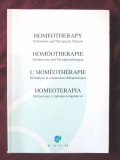 &quot;HOMEOTHERAPY. Definitions and Therapeutic Schools&quot;, Homeoterapie. Carte noua, 1997, Alta editura