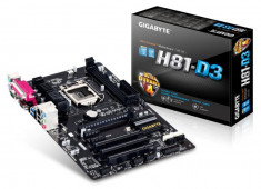 Placa de baza GIGABYTE Socket 1150, H81-D3, INTEL H81, 2* DDR3 1600/1333, VGA, 1*PCIEx3.0/2*PCIEx1/3*PCI, 2*SATA3, 2*SATA2, 2*USB3.0, Gigabit bulk foto