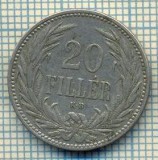 11087 MONEDA - UNGARIA - 20 FILLER -anul 1893 -STAREA CARE SE VEDE, Europa