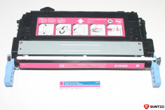 Cartus Toner OEM HP Magenta Q5953A compatibil cu HP Color LaserJet 4700 4700N 4700 DN 470DTN 4700PH+ incarcat 100% foto