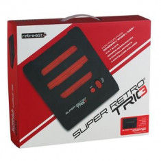 Consola Retro Bit Super Retro Trio 3 In 1 Console Red/Black foto