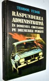 Raspunderea administrativa in domeniul circulatiei pe drumurile publice