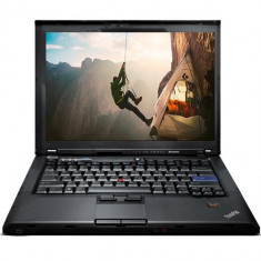 Laptop Refurbished Lenovo ThinkPad T400, Intel Core2Duo P8400, 4GB Ram DDR3, Hard Disk 250GB, DVD / combo, Windows 10 Pro Refurbished Preinstalat foto