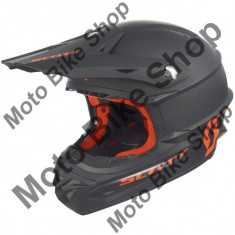 Scott Mx Helm 350 Pro Satin Black/Orange, Matt Schwarz-Orange, S=55-56, P:16/052, foto