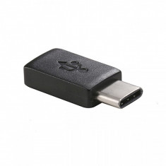 Adaptor OTG microUSB-USB Type-C foto