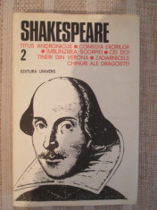 Shakespeare, Volumul 2 foto