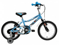 Bicicleta Copii DHS Speed 1603 (2016) Culoare Albastru foto