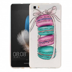 Husa silicon TPU Huawei P8lite Macarons foto