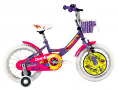 Bicicleta Copii DHS Duchess 1602 (2016) Culoare Violet foto