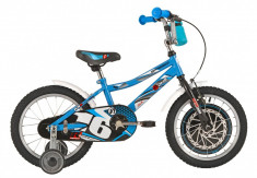 Bicicleta Copii DHS Speed 1601 (2016) Culoare Albastru foto