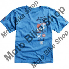 FOX KINDER T-SHIRT JUKER (JUGEND), heather blue, KXL, 15/036, foto