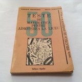 50 DE TESTE DE MATEMATICA PENTRU ADMITEREA LA LICEU,VIRGILIU SCHNEIDER,RF3/3