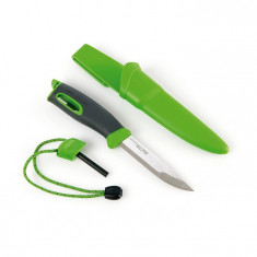 Cutit Cercetas / Vanator Light My Fire Knife Lama Mora Verde (Apple Green) foto