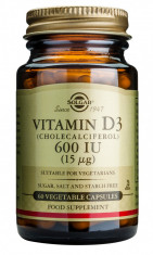 Vitamin D3 600 IU veg.caps 60s foto