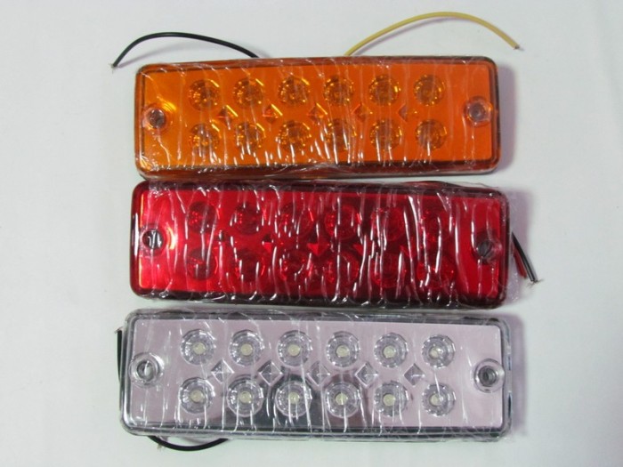 Lampa Laterala Gabarit Remorca Rulota TIR GALBENA 24v pe LED AL-TCT-2890 Lampa Laterala Gabarit Remorca Rulota TIR GALBENA 24v pe LED AL-TCT-2890