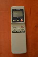 Telecomanda aer conditionat MITSUBISHI ELECTRIC , ORIGINALA, IMPECABILA (AC) !!! foto