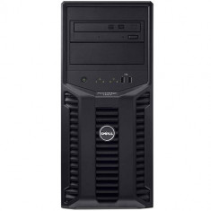 Server refurbished Dell PowerEdge T110 Tower, Intel Xeon X3430 (Quad Core), 16GB DDR3 ECC, 2x 300GB HDD Raptor S-ATA, 2 placi de retea GIGABYT, RAID foto