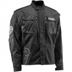 Geaca moto Thor Phase, negru/charcoal foto