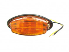 Lampa laterala Gabarit Remorca TIR 24v LED galbena AL-100816-1 foto