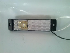 Lampa Laterala Gabarit Remorca Rulota TIR 24v pe LED AL-TCT-2060 foto