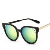 Ochelari Soare Dama Fashion - OCHI DE PISICA - Oglinda - Aurii