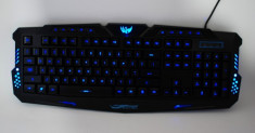 Tastatura gaming multimedia prin USB iluminata in 3 culori M200 foto