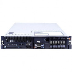 Server Refurbished IBM SYSTEM X3650,Rackabil 2U, 2x Intel Xeon E5450 3.0Ghz, 32GB Ram DDR2, 2x 146GB, SAS HDD, 2 surse, RAID, 2 placi de retea foto