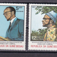 Guineea Bissau 1984 personalitati Cabral MI 793-96 MNH w42