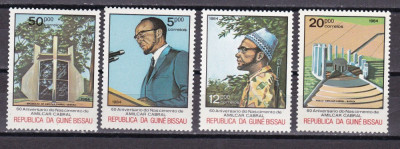 Guineea Bissau 1984 personalitati Cabral MI 793-96 MNH w42 foto