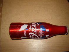 Sticla de colectie Coca Cola aluminiu Franta foto