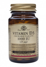 Vitamin D-3 1000 IU chewable 100 tablete foto