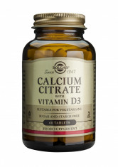 CALCIUM CITRATE 250mg cu D3 60 tablete foto