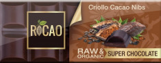 Ciocolata cu miez din boabe de cacao raw bio 38g foto