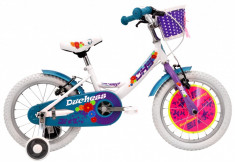 Bicicleta Copii DHS Duchess 1604 (2016) Culoare Alb foto