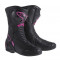 Cizme moto fete Alpinestars Stella S-MX6, negru-roz