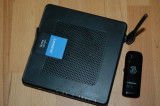 ROUTER LINKSYS WIRELESS-G MODEL WRP400 CU CONEXIUNE 3G + MODEM HUAWEI E182E, Port USB, 4, 1