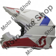Casca motocross Scott 350 Photon, rosu/alb, L=59-60, foto