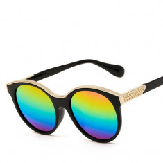 Ochelari Soare Model Retro + Toc + Husa - Protectie UV, UV400 - Colorati