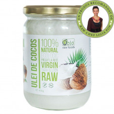 Ulei de cocos virgin raw bio 450g foto