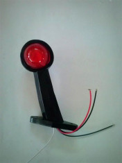 Lampa LATERALA GABARIT Remorca Rulota TIR 24V pe LED AL-TCT-2077 foto