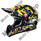 Casca motocross Airoh Cr901 Rookie, negru-galben, S=55-56,