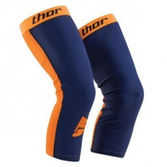 Short cu protectii Thor Comp, navy/portocaliu foto