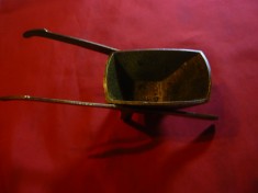 Miniatura veche - Roaba ,bronz , L= 15,5 cm