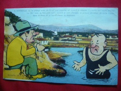 Ilustrata - La Marsilia - Caricatura , 1940 foto