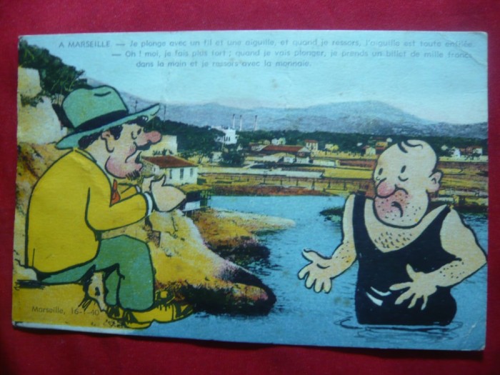 Ilustrata - La Marsilia - Caricatura , 1940