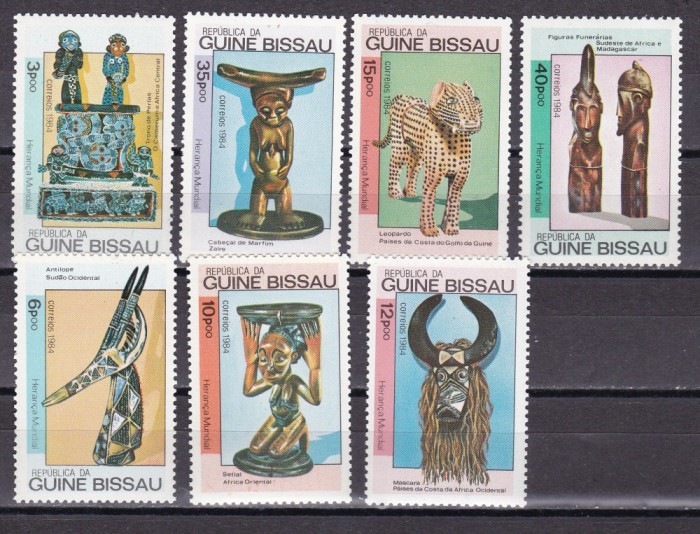 Guineea Bissau 1984 arta populara MI 786-792 MNH w42 Guineea Bissau 1984 arta populara MI 786-792 MNH w42