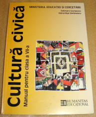 Cultura Civica - D. Georgescu / D.O.Stefanescu - clasa a VII a foto