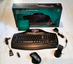 Logitech MX5500 Revolution Tastatura + Mouse Wireless foto