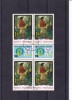 ROMANIA 1973 LP 834 ZIUA MARCII POSTALE ROMANESTI - SURUGIU BLOC DE 4 STAMP., Stampilat